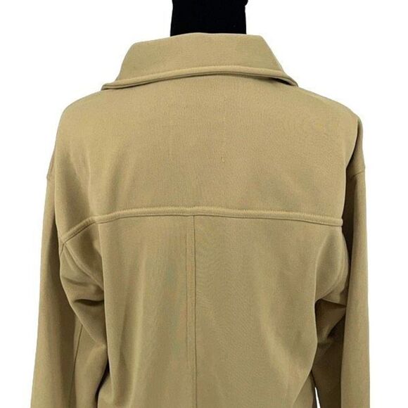 BAGATELLE COLLECTION Heavy Knit Button Down Shacket XSmall Nwt Khaki Tan - Picture 4 of 10